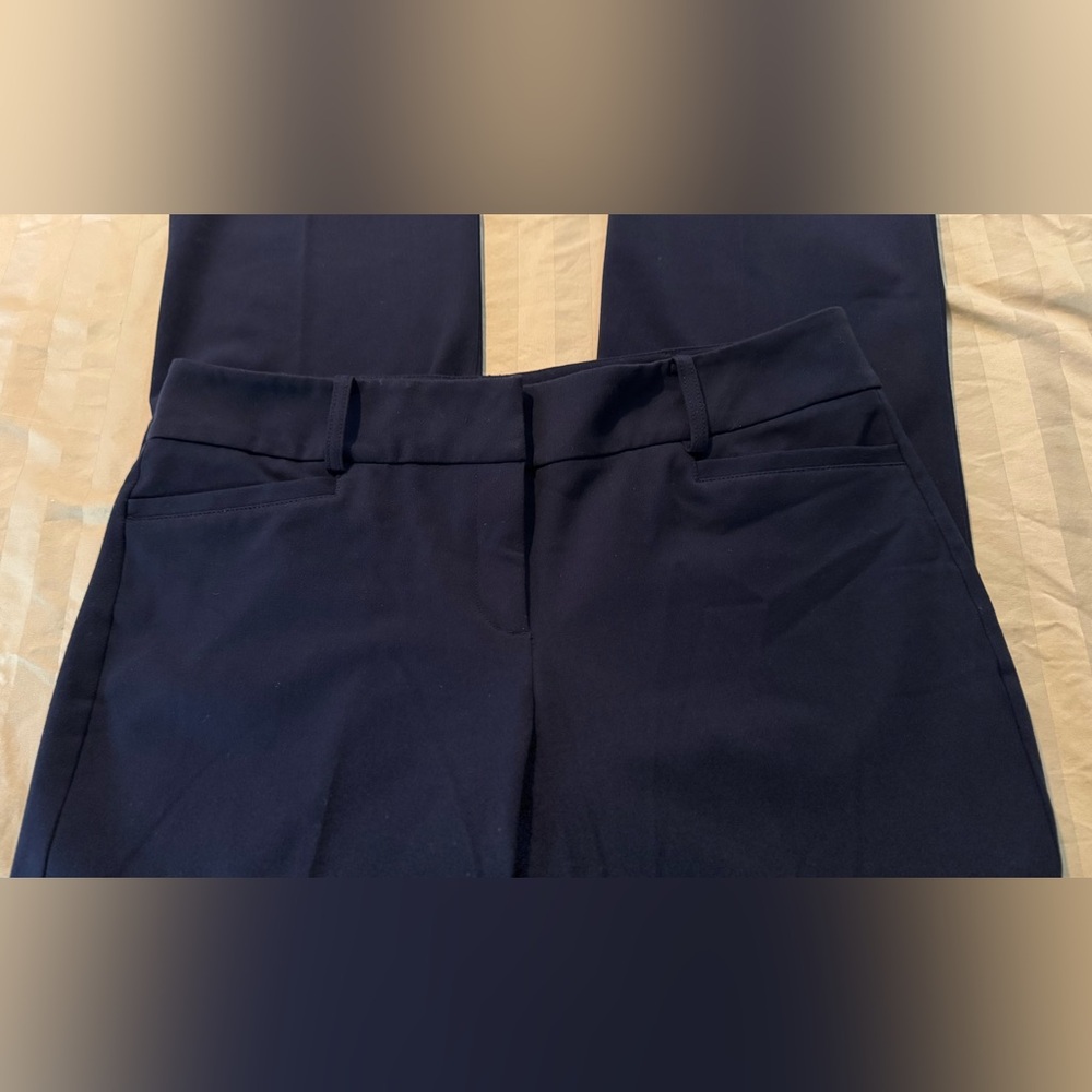 New York & Co. 7th Avenue Design Studio Navy Blue Dress Pants. Size 12. - Picture 4 of 6